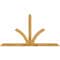 Ekena Millwork Richland Rough Sawn Timber Gable Bracket, Western Red Cedar, 84"W x 45"H x 4"D x 4"F, 13/12 Pitch GBW084X45X0404RIC00RWR - alternate 1